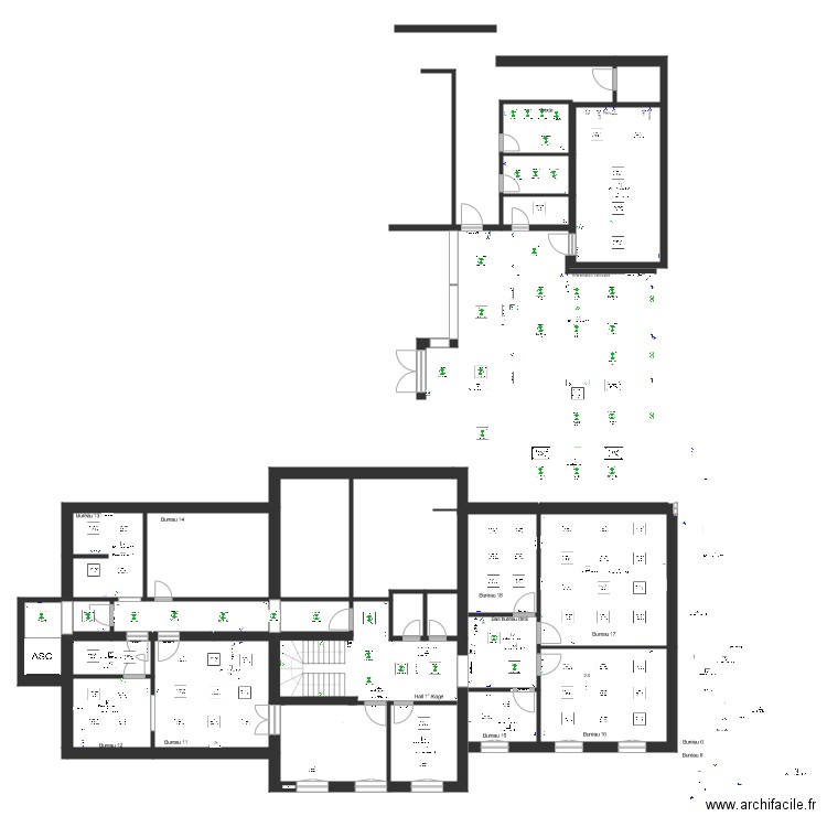 Hotel de ville. Plan de 0 pièce et 0 m2