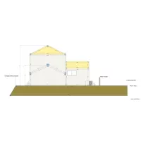 Fa&ccedil;ade nord cot&eacute; r&eacute;el