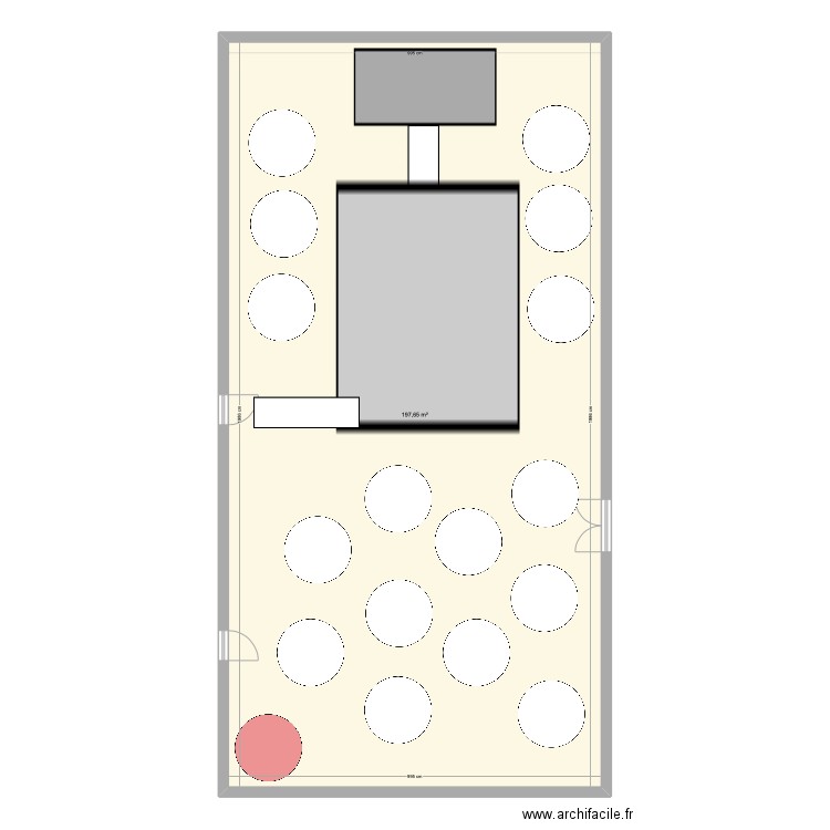 Plan de salle henné V3. Plan de 0 pièce et 0 m2