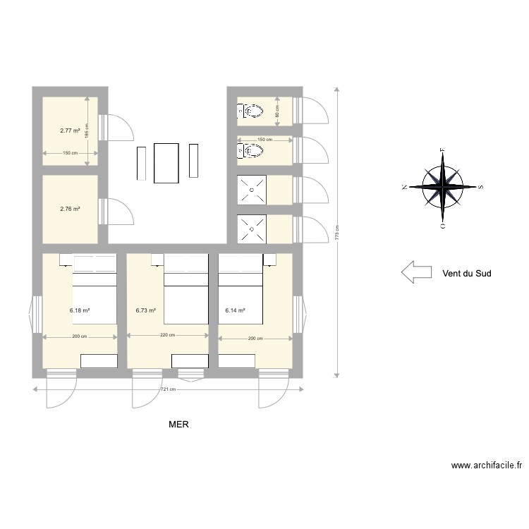 SudSud Maison Chauffeurs 25 AOUT. Plan de 0 pièce et 0 m2