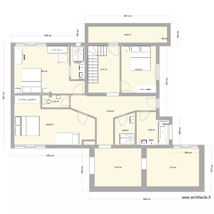 plan rez de chauss&eacute;e jan 25. Plan de 
