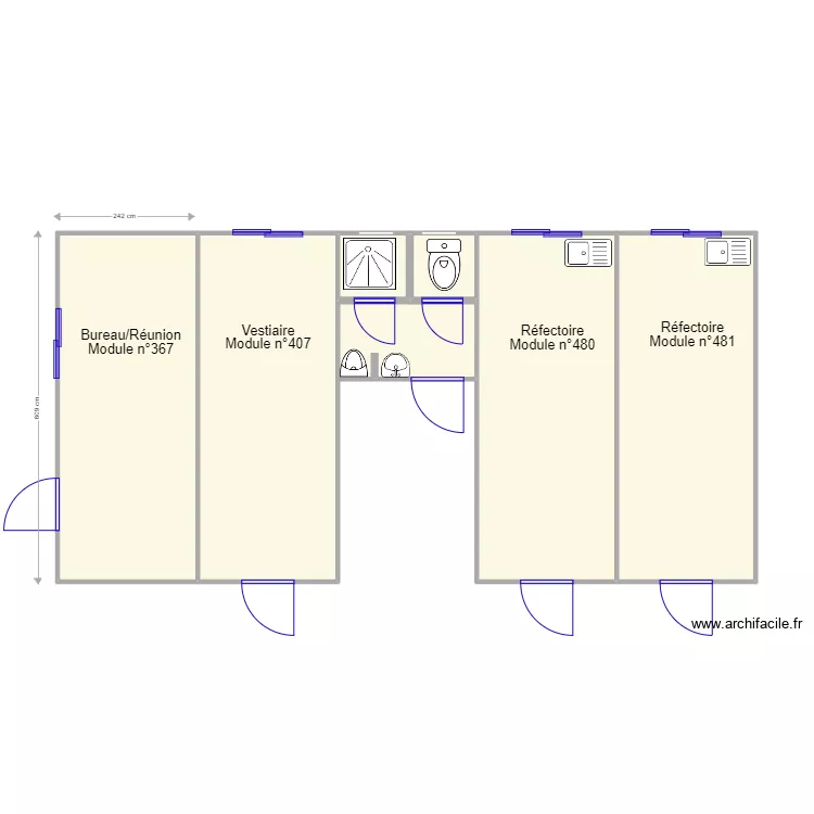 Base Vie VALENTIN CONSTRUCTION Heyrieux. Plan de 
