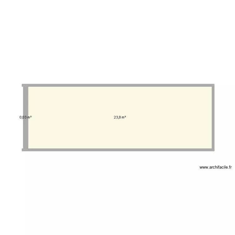 devant. Plan de 2 Pièces et 24 m² devant. Plan de 2 Pièces et 24 m²