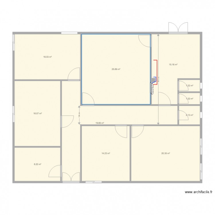 VALI PARTIE 5 plom. Plan de 0 pièce et 0 m2