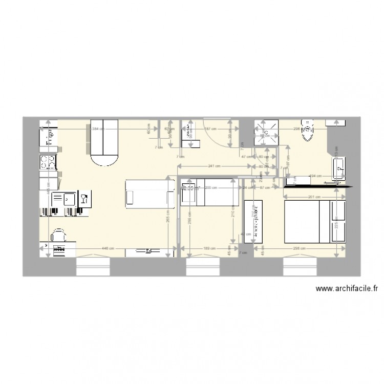 T2 plan 4. Plan de 0 pièce et 0 m2