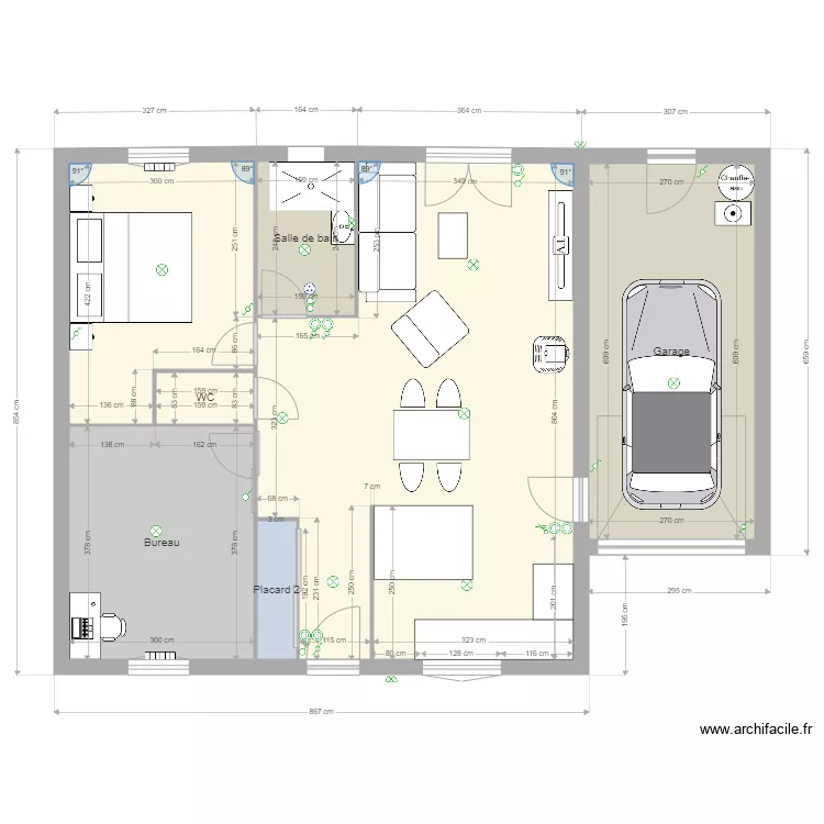 St Christophe des Bois situation future. Plan de 