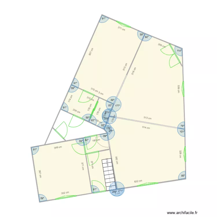 Nijverheid gelijksvloer. Plan de Nijverheid gelijksvloer. Plan de