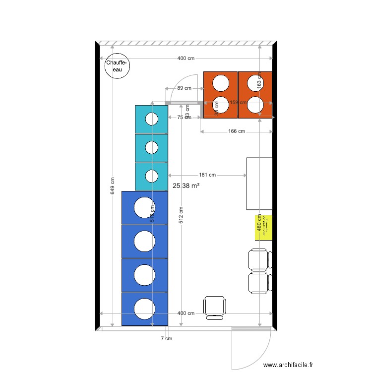 Local ares. Plan de 0 pièce et 0 m2