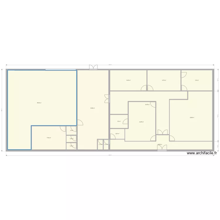SCI Touvent Depot FARFIER nouveau projet. Plan de 