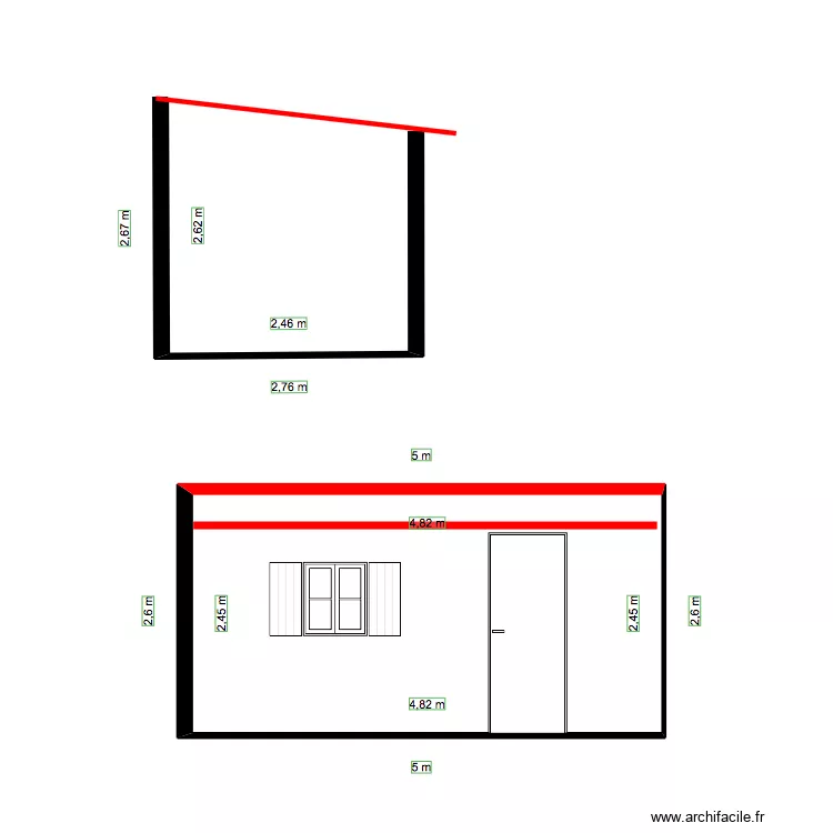 Abri de Jardin 1. Plan de 