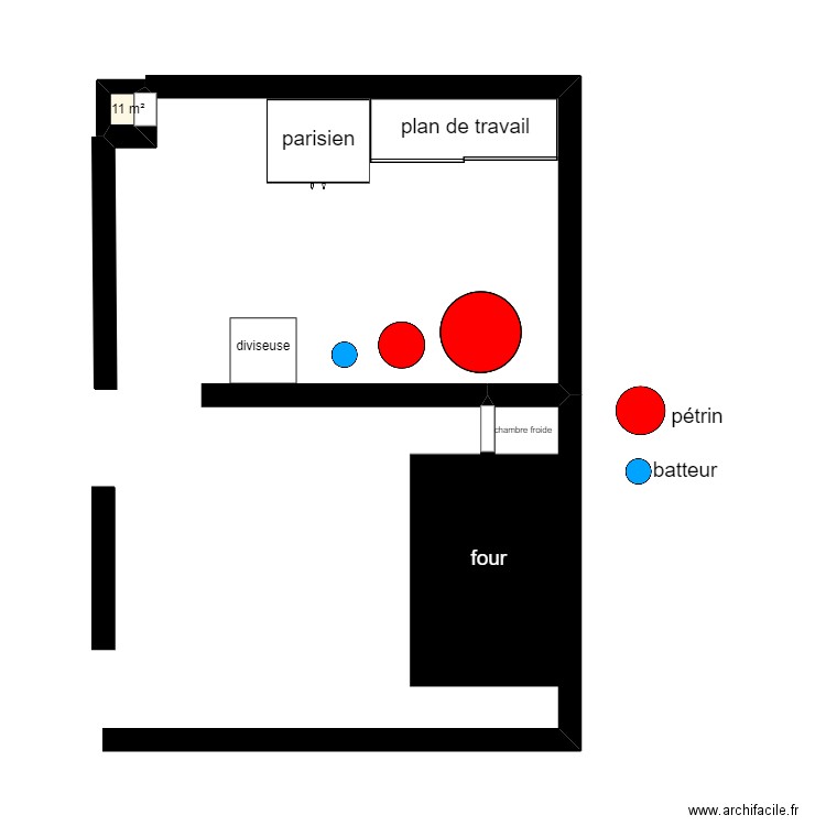 logan wingardium. Plan de 1 pièce et 0 m2