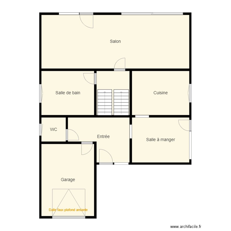 Croquis Rdch CHARIFI. Plan de 0 pièce et 0 m2