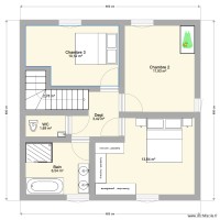 Plan étage maison n°4