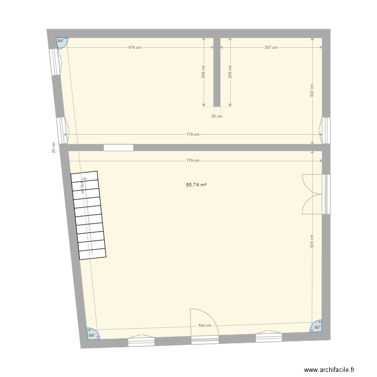 le hartz. Plan de 0 pièce et 0 m2