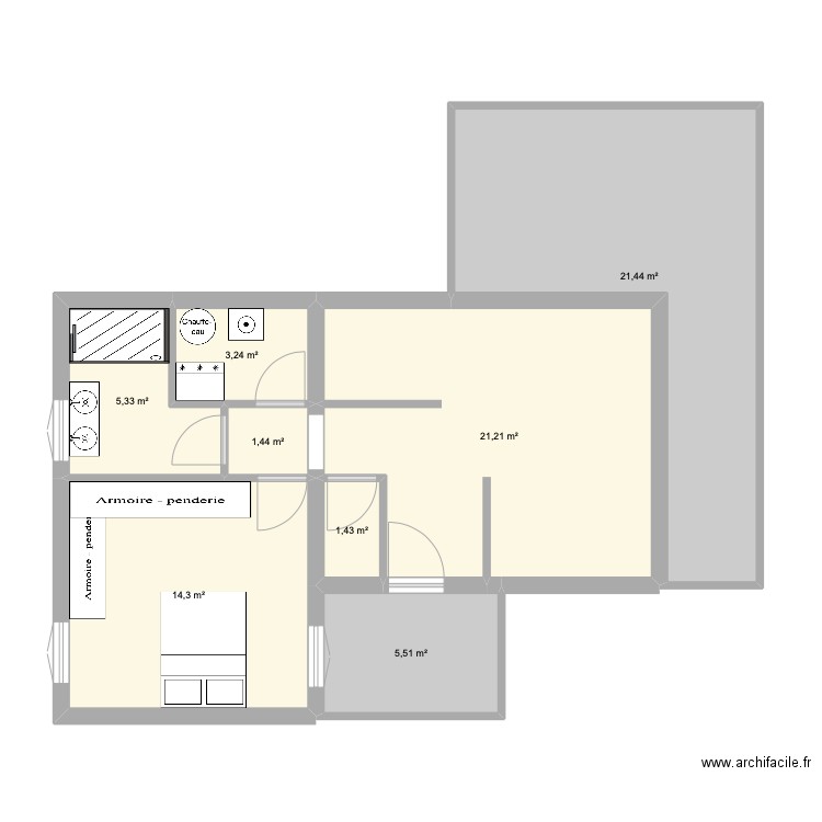 egyzia. Plan de 0 pièce et 0 m2