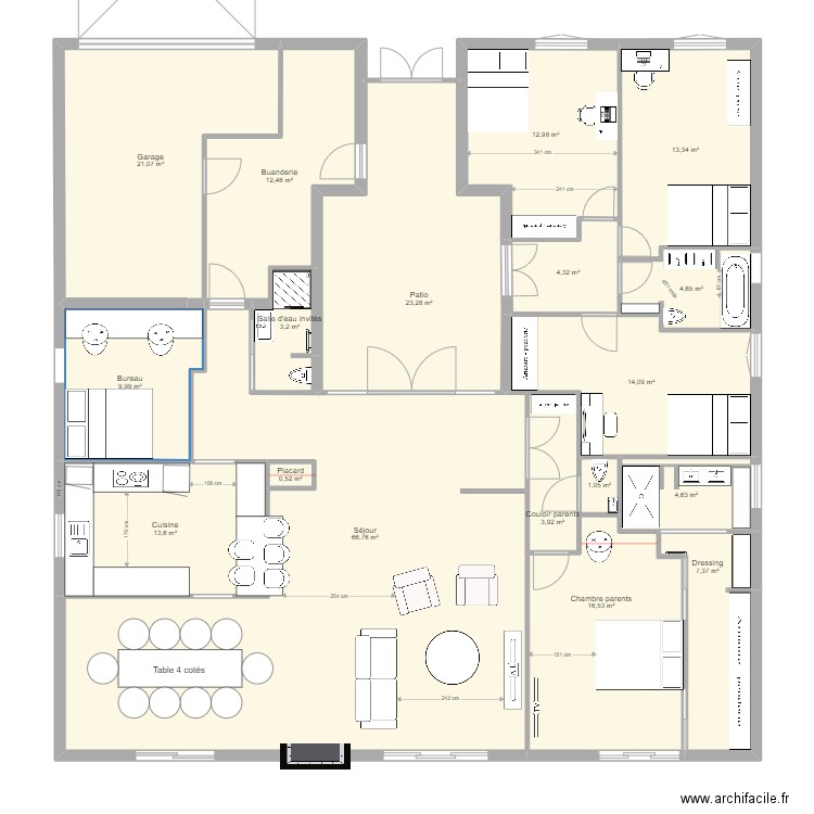 10 sq des Tilleuls à modifier 3. Plan de 0 pièce et 0 m2