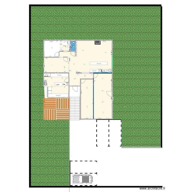 plan local véranda Hésingue . Plan de 0 pièce et 0 m2
