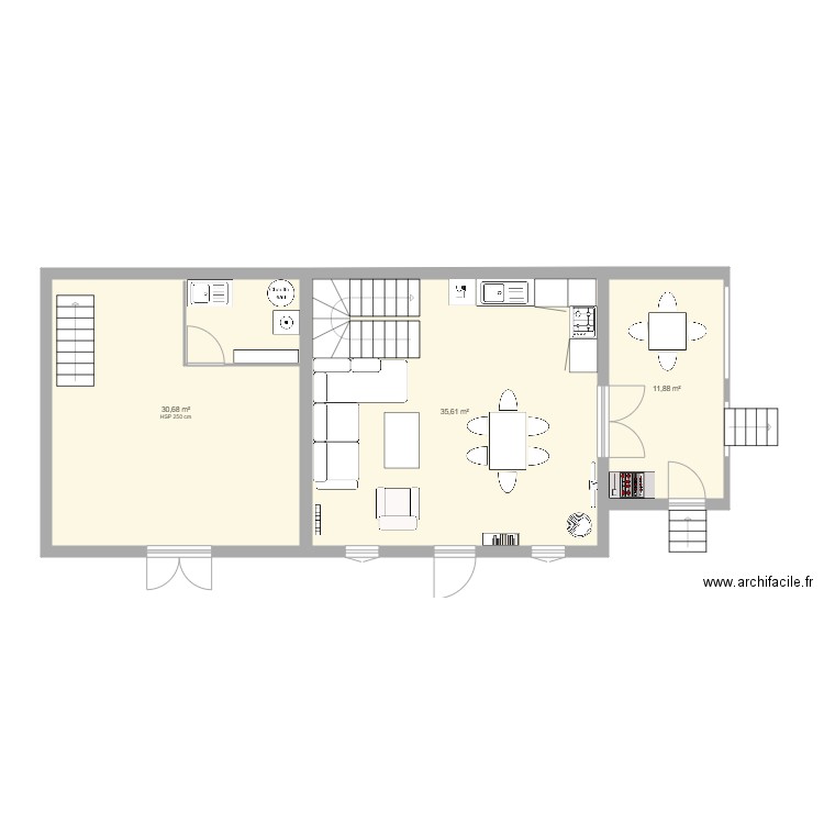rdc . Plan de 0 pièce et 0 m2