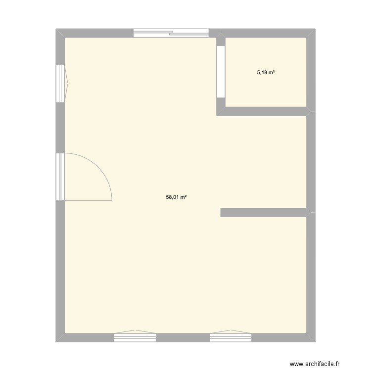 Cem Maison Ostwald. Plan de 2 pièces et 63 m2