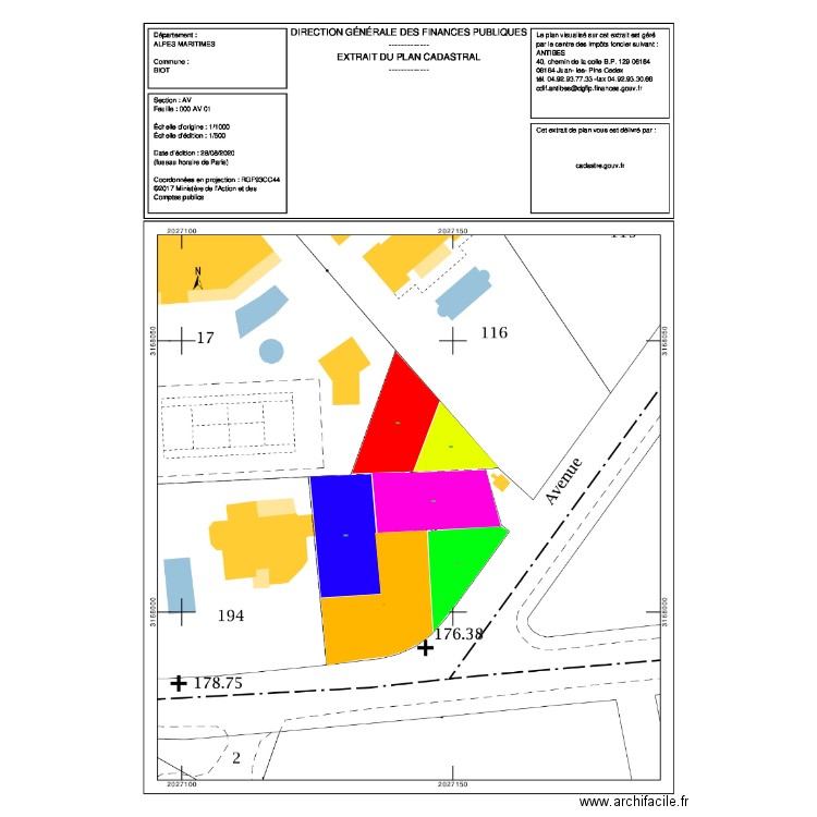 PLAN BIOT02. Plan de 0 pièce et 0 m2