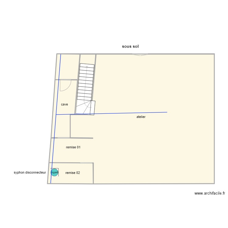 texier sous sol ass. Plan de 0 pièce et 0 m2