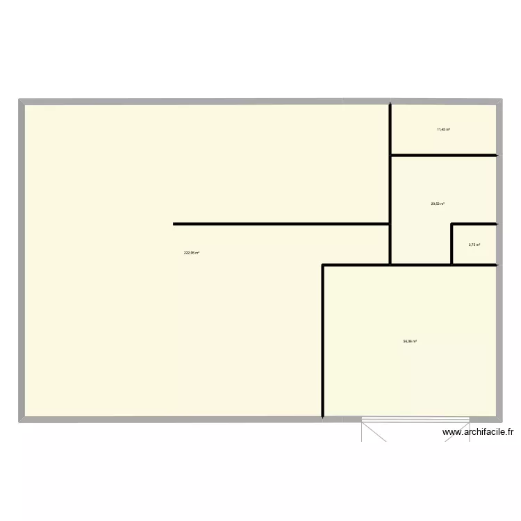 projet maison. Plan de 