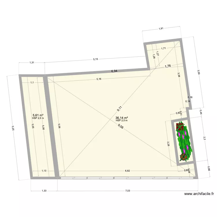 terrasse 1. Plan de terrasse 1. Plan de