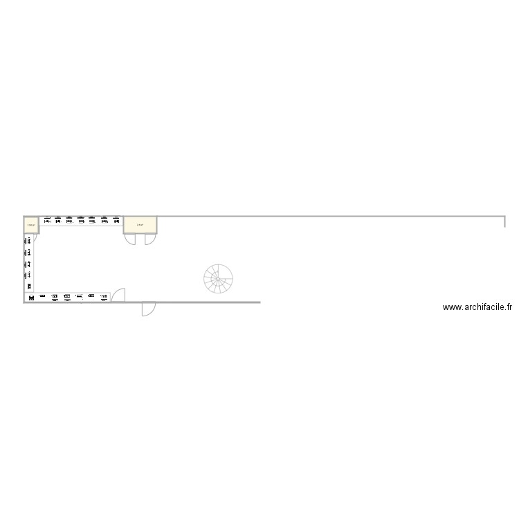 Salle 214. Plan de 0 pièce et 0 m2