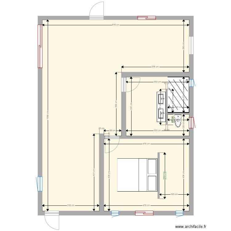 le 8 fevrier . Plan de 0 pièce et 0 m2