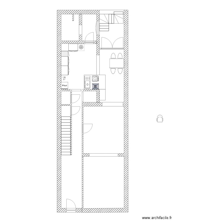 jona test 1avec cuisine. Plan de 0 pièce et 0 m2