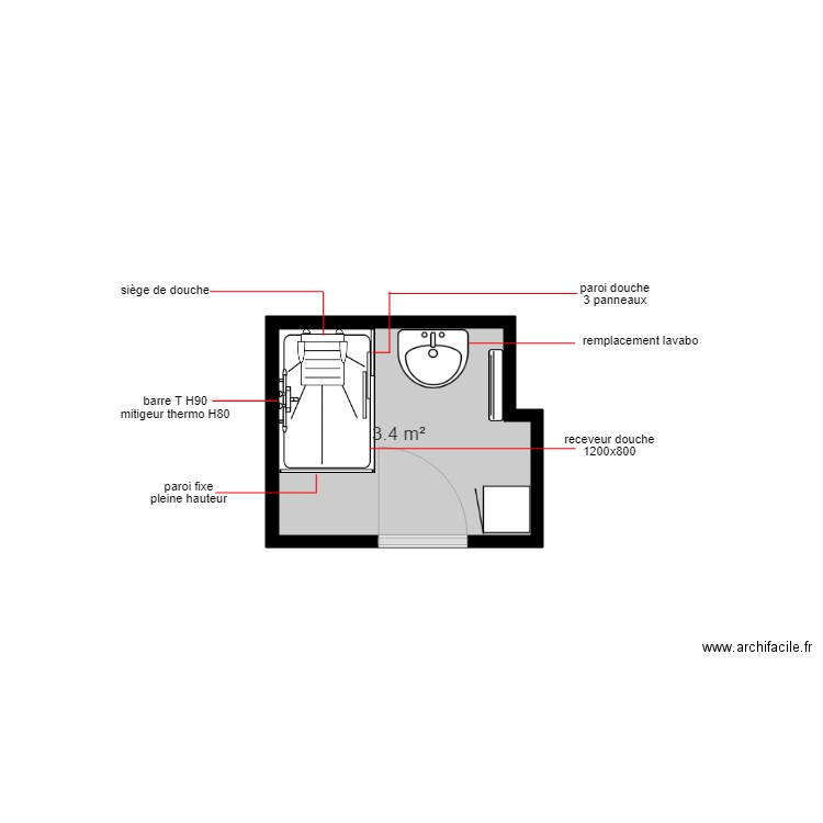 CONTAULT. Plan de 0 pièce et 0 m2