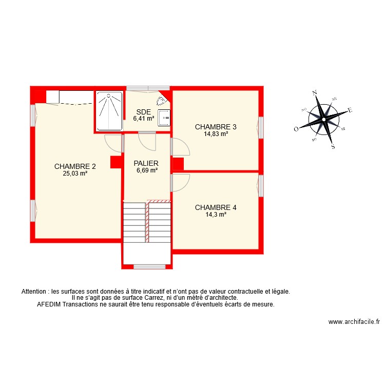 BI 6739 ETAGE . Plan de 0 pièce et 0 m2