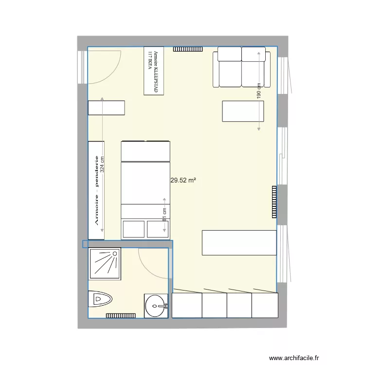 APPART VERO4. Plan de 