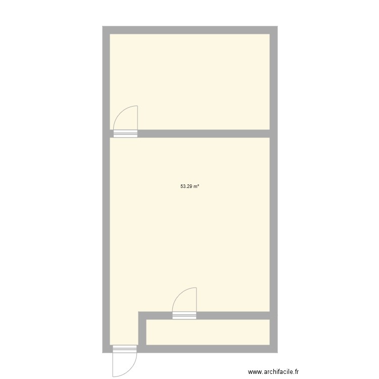 local. Plan de 0 pièce et 0 m2