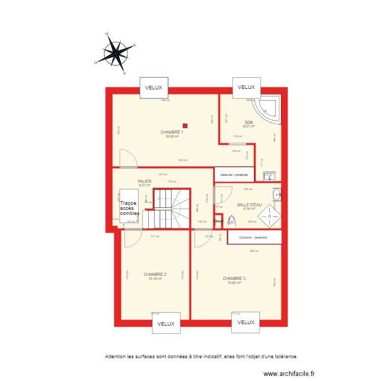 BI 2948 étage. Plan de 0 pièce et 0 m2