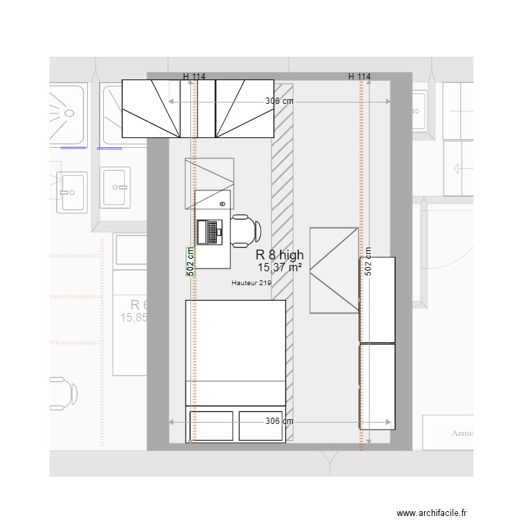 Noyer travaux. Plan de 0 pièce et 0 m2
