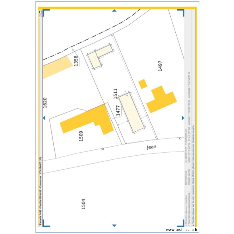 COURANT 3. Plan de 3 pièces et 283 m2