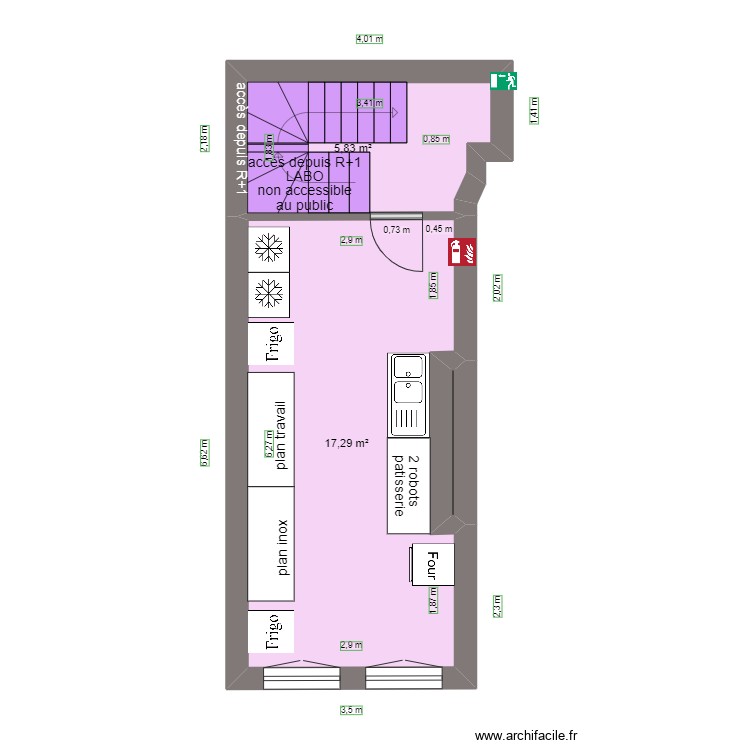 BOQUITA LABO R2 AVANT TRAVAUX. Plan de 0 pièce et 0 m2 BOQUITA LABO R2 AVANT TRAVAUX. Plan de 0 pièce et 0 m2