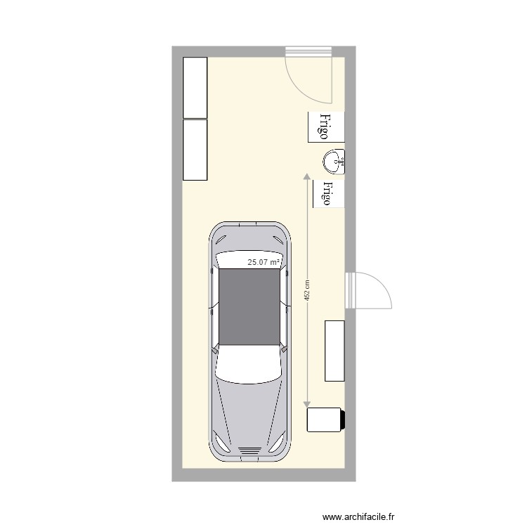 Garage 1. Plan de 0 pièce et 0 m2