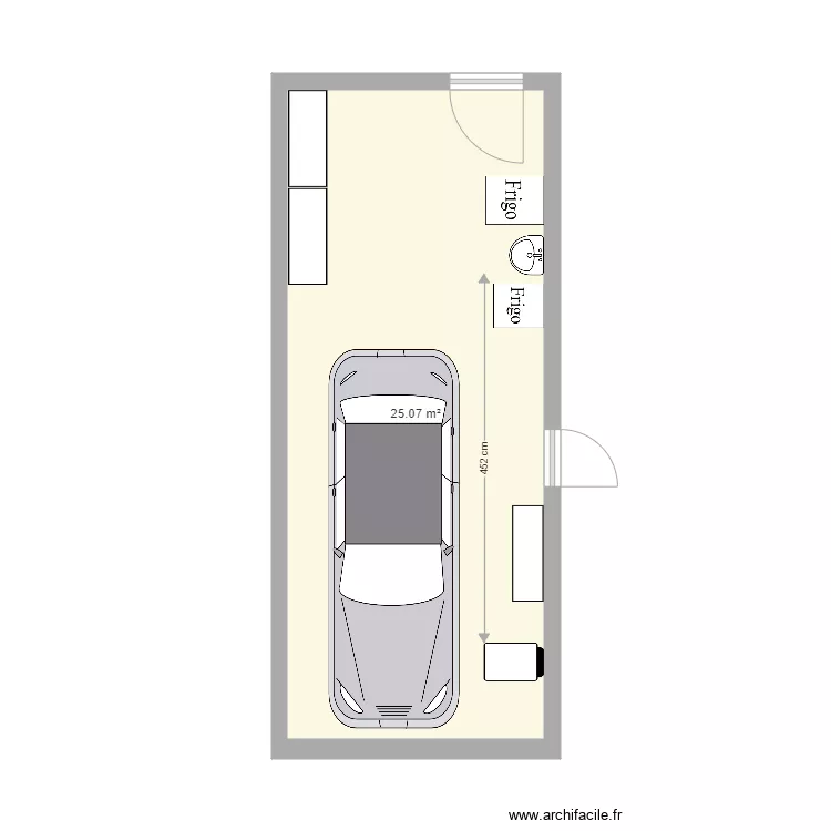 Garage 1. Plan de Garage 1. Plan de