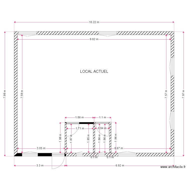 police 1. Plan de 0 pièce et 0 m2
