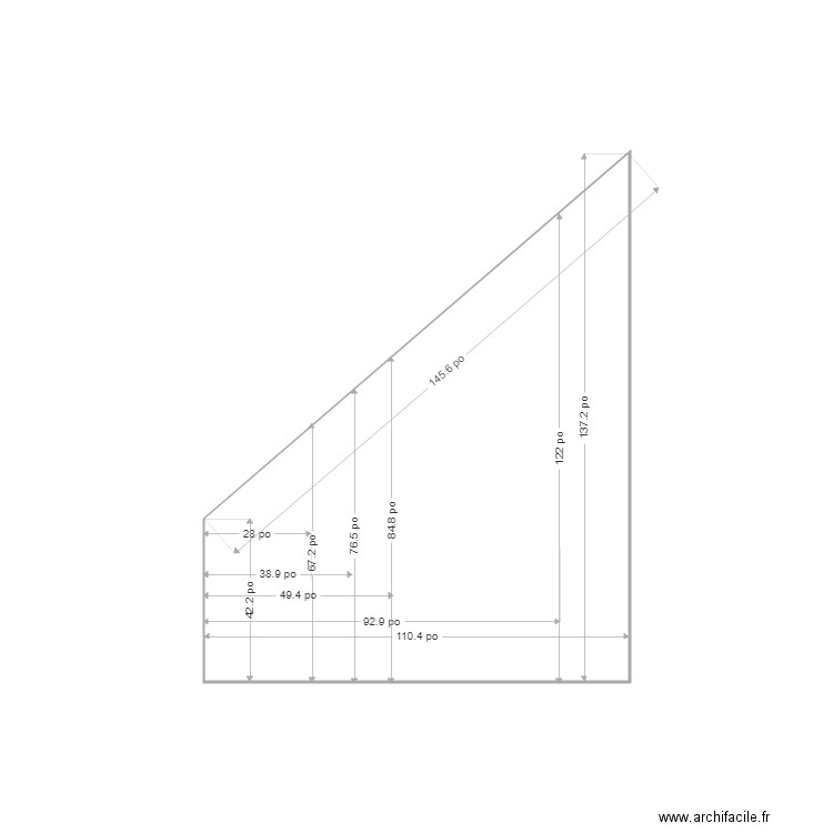 1501 ETAGE RÉFÉRENCES PENTE. Plan de 0 pièce et 0 m2