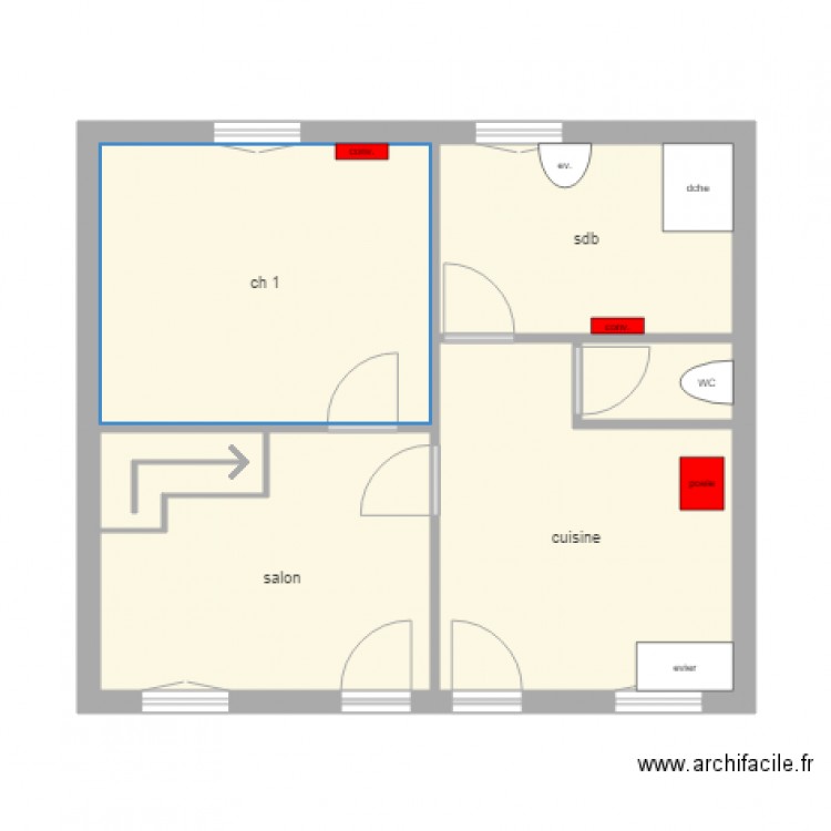 POIREAU. Plan de 0 pièce et 0 m2