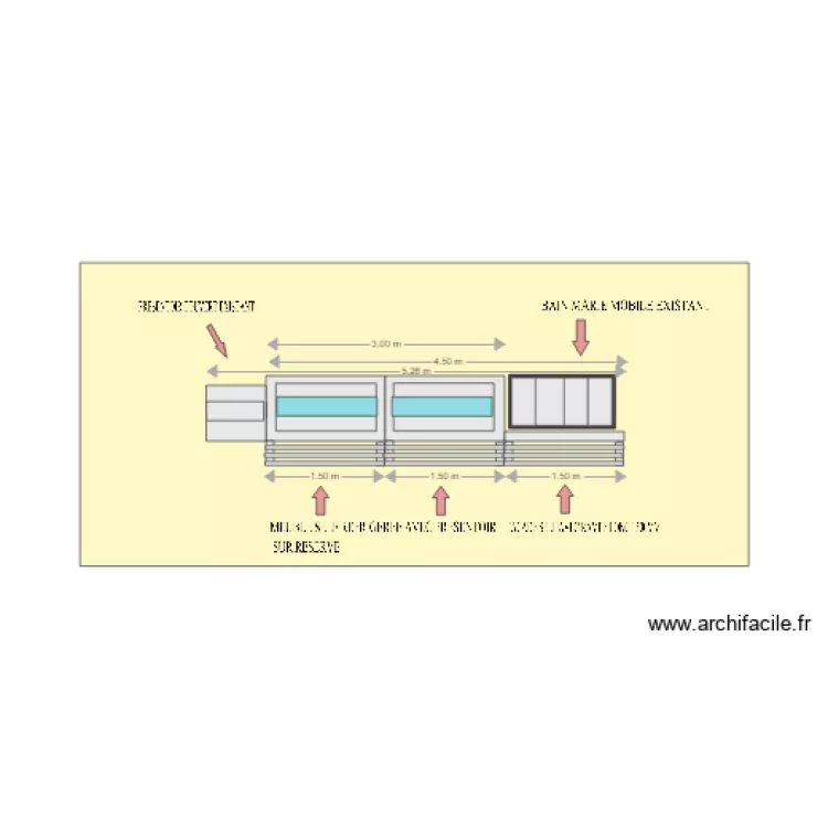 SELF PETIT ILE. Plan de 