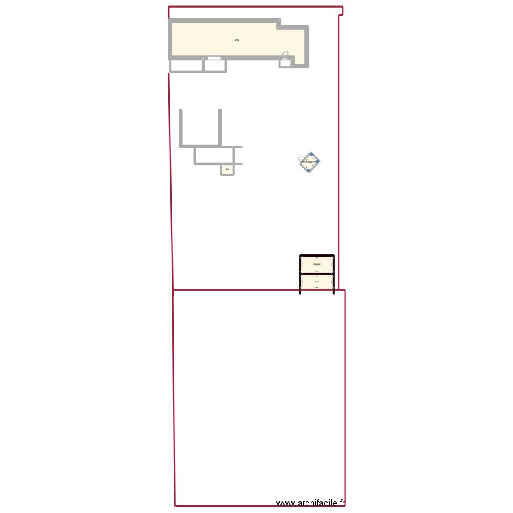 Plan maison Davenel. Plan de 5 pièces et 129 m2