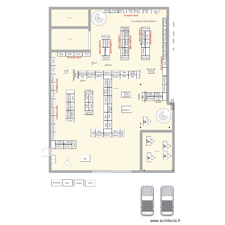 miramas 2. Plan de 4 pièces et 270 m2