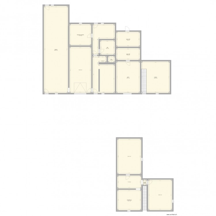 grange rdc. Plan de 0 pièce et 0 m2