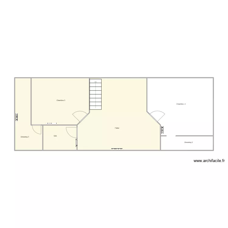 TIREAU Etage. Plan de 