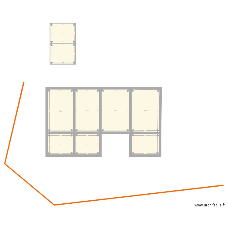 Grange. Plan de 0 pièce et 0 m2