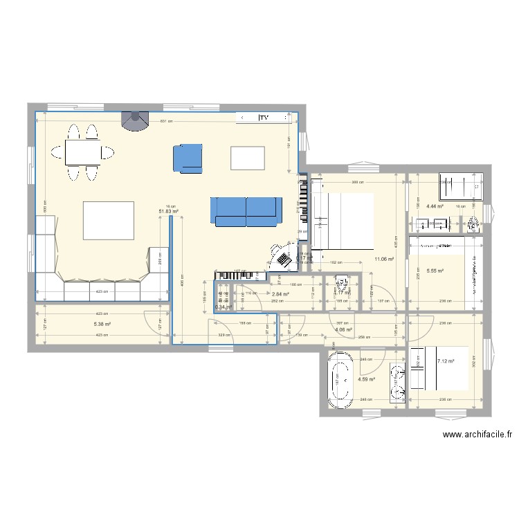 maison1. Plan de 0 pièce et 0 m2